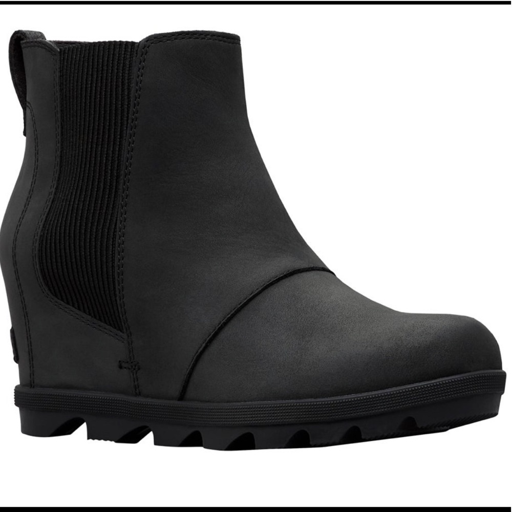 Sorel Joan Of Arctic Wedge II Chelsea, Black, 5